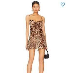 Superdown Dex Leopard Mini Dress